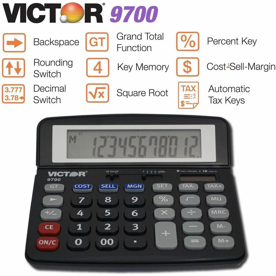 Calculatrice de bureau 9700 - Victor