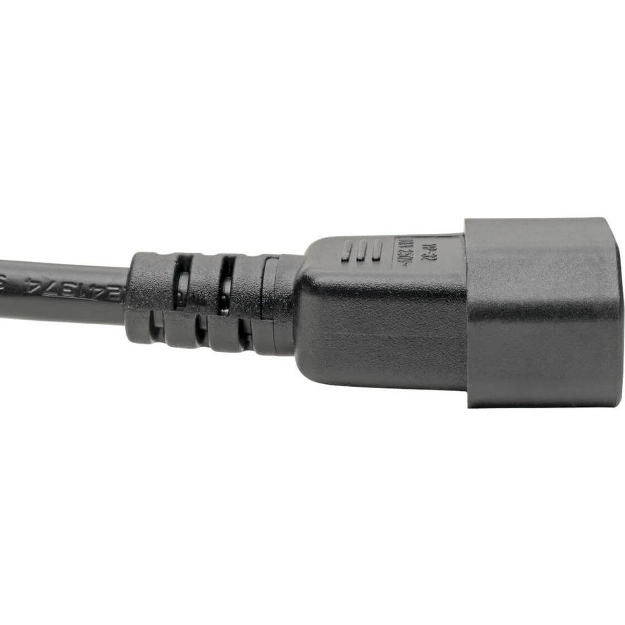 Tripp Lite by Eaton Laptop Power Adapter Cord C14 to C5 Adapter - 7A 250V 18 AWG 6 ft. (1.83 m) Black