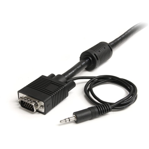 StarTech Coax High Resolution Monitor VGA Cable with Audio HD15 M/M - 35 ft. (MXTHQMM35A)