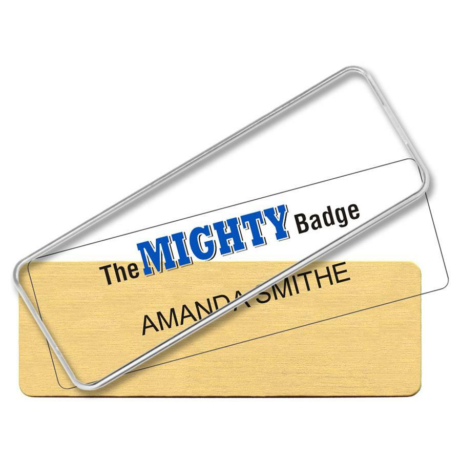 Mighty Badge Name Badge Kit 1 / Kit Your Office Connection