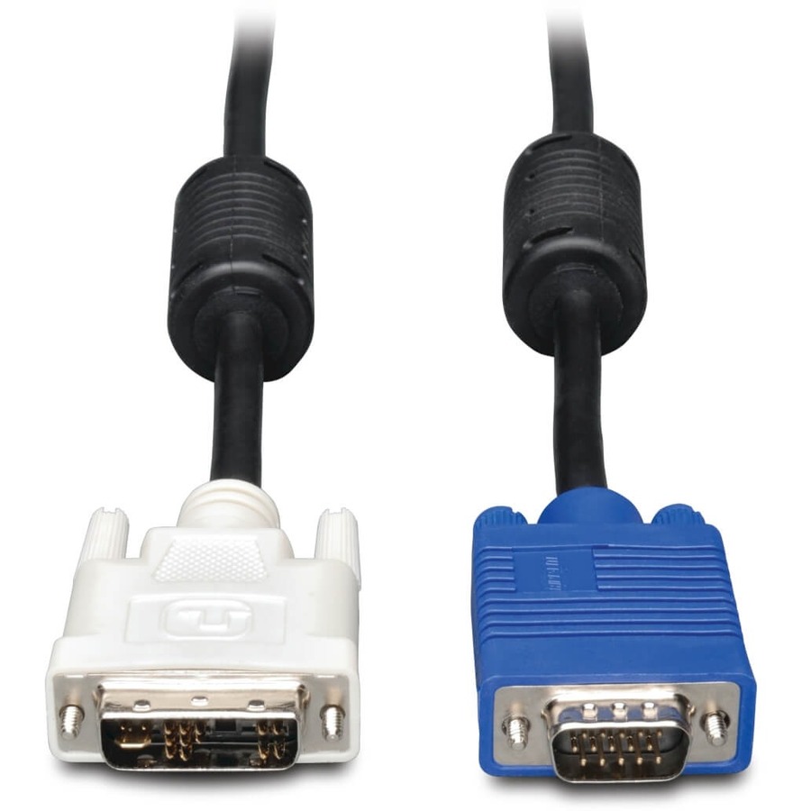 Tripp Lite by Eaton DVI to VGA High-Resolution Adapter Cable with RGB Coaxial (DVI-A to HD15 M/M) 6 ft. (1.8 m)