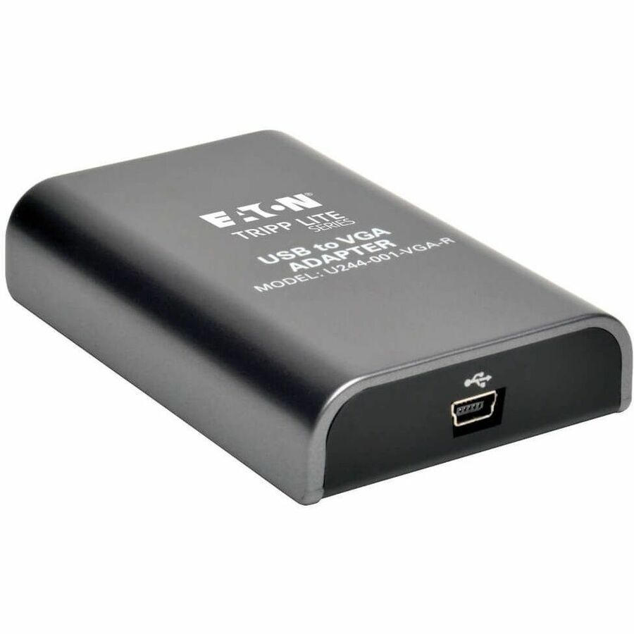 Eaton Tripp Lite Series USB 2.0 to VGA Dual-Monitor Adapter, 128 MB SDRAM, 1920 x 1080 (1080p) @ 60 Hz