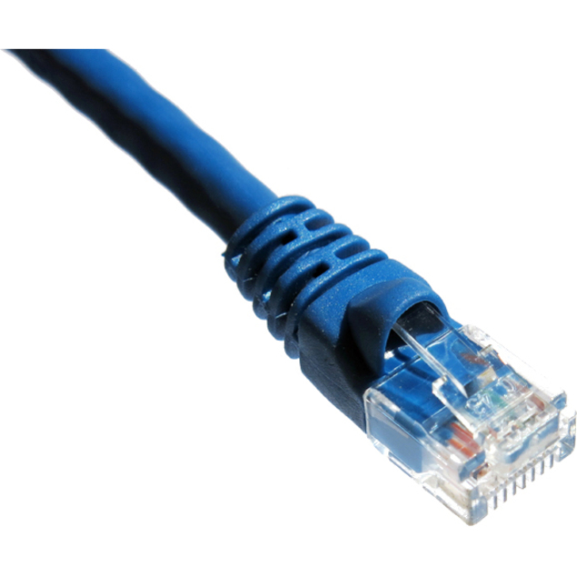 Axiom 2FT CAT6 550mhz Patch Cable Molded Boot (Blue)