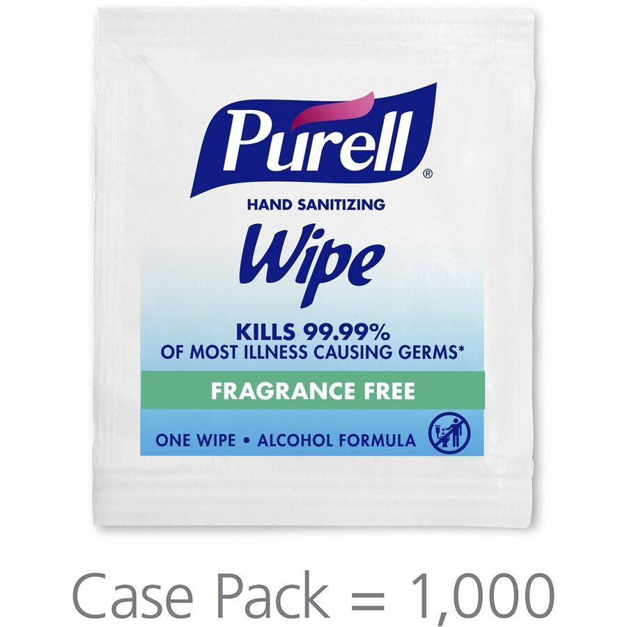 PURELL® Sanitizing Hand Wipe Towelettes - White - 1000 / Carton