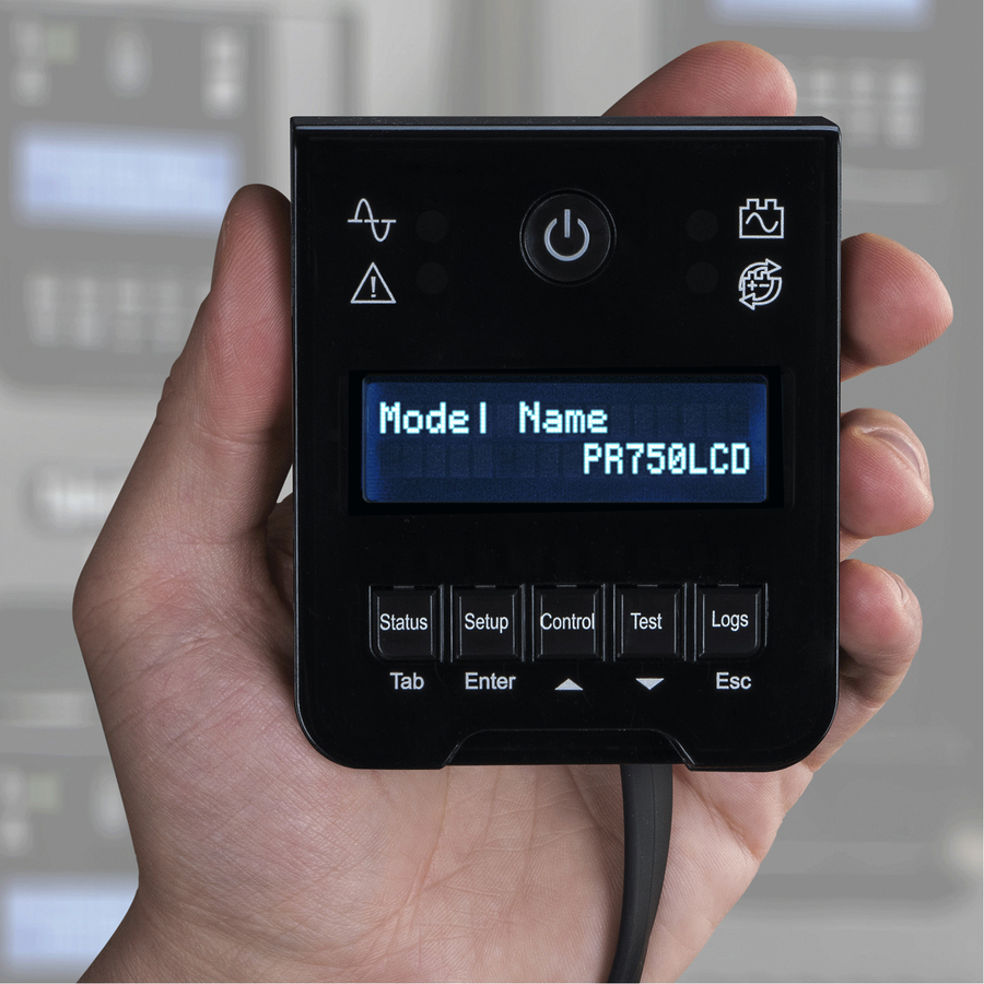 CyberPower Smart App Sinewave PR750LCD 750VA Pure Sine Wave Mini-Tower LCD UPS - Mini-tower - AVR - 8 Hour Recharge - 120 V AC Input - 120 V AC Output - 6 x NEMA 5-15R - Serial Port - USB