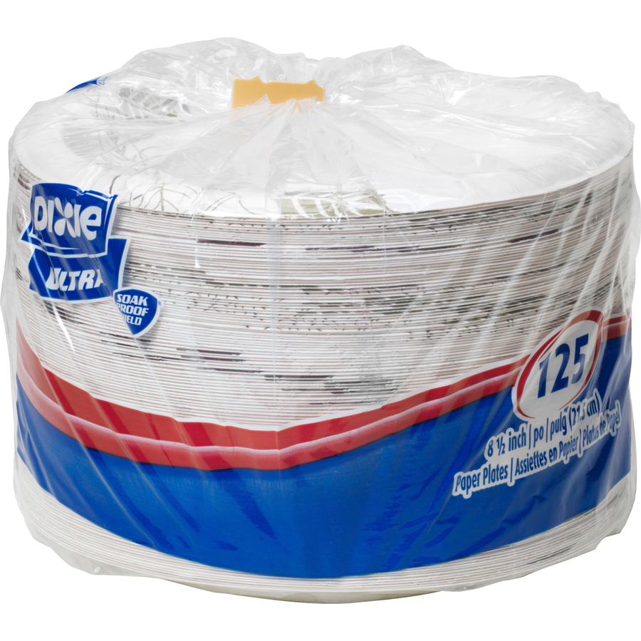 Dixie Ultra Pathways Heavy-Weight Paper Plates, 10”, 125/Pack