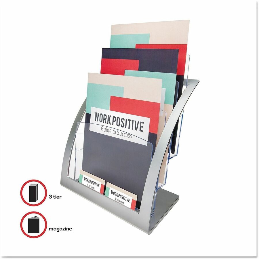 Deflecto Contemporary Literature Holder