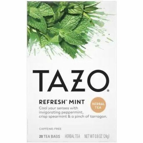 Tazo Refresh Mint Herbal Tea - 20 / Box - Tea - TZO149902