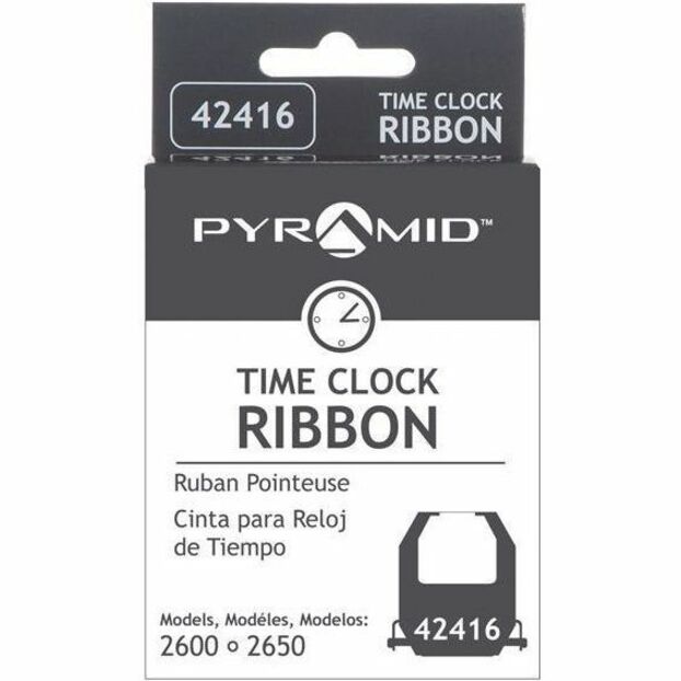 Pyramid Time Systems Ribbon Cartridge - Dot Matrix - Black, Red - 1 Each - Time Clock Ribbons & Cartridges - PTI79268