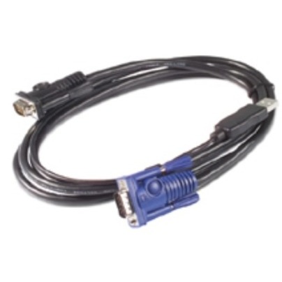 APC KVM USB Cable - 12ft - AllianceSupply.com