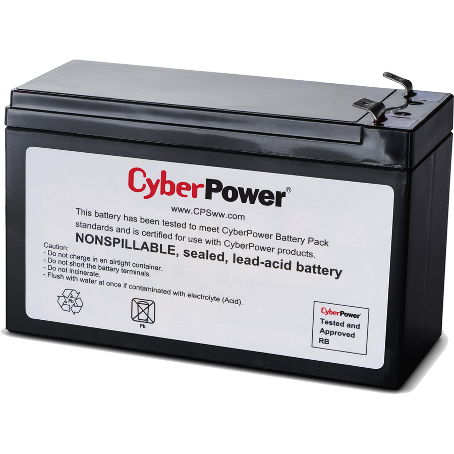 CyberPower RB1270A UPS Replacement Battery Cartridge - 7000 mAh - 12 V DC - Lead Acid