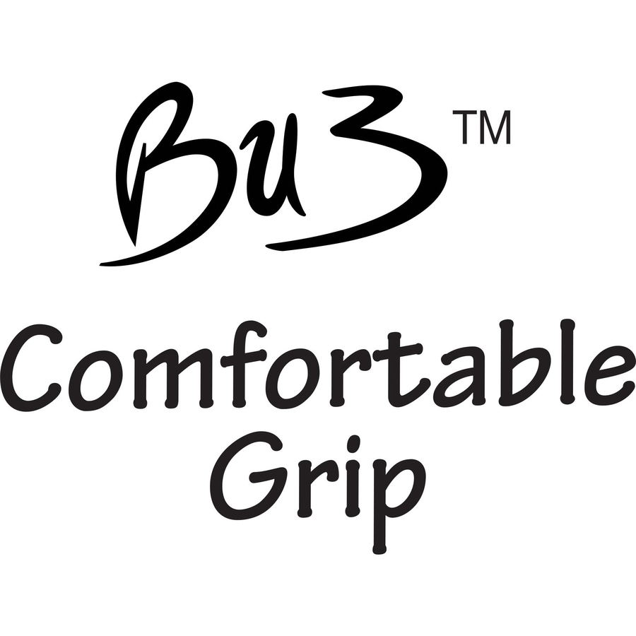 BIC BU3 Retractable Ballpoint Pen - Medium Pen Point - 1 mm Pen Point Size - Retractable - Black - Black Barrel - 1 Dozen