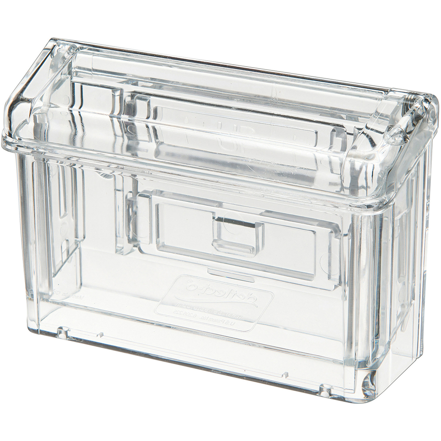 Deflecto Outdoor Business Card Holder - 2.75" (69.85 mm) x 4.25" (107.95 mm) x 1.50" (38.10 mm) x - 1 Each - Clear = DEF70901