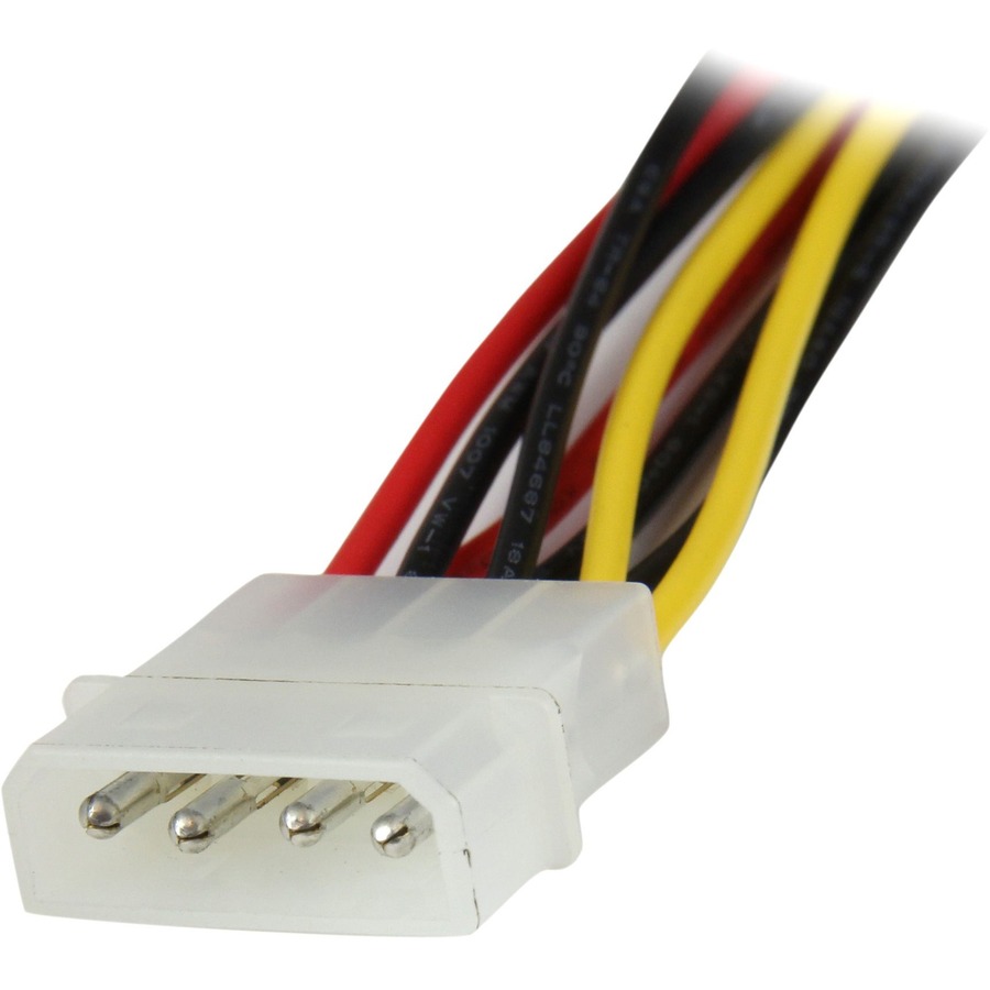 12 Inch Slimline SATA to SATA Hard Drive and Molex LP4 Power Adapter Cable