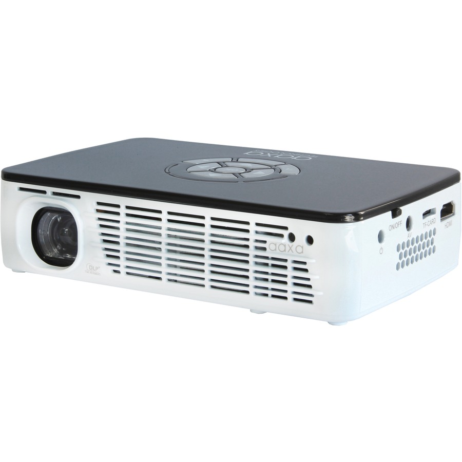 AAXA Technologies P300 Pico Pocket Projector 500 Lumens HDMI USB Media Player WXGA - LED - 20,000 Hour LED - 1280 x 800 WXGA - 2,000:1 - 500 lm - HDMI - USB - VGA In - microSD - 25W