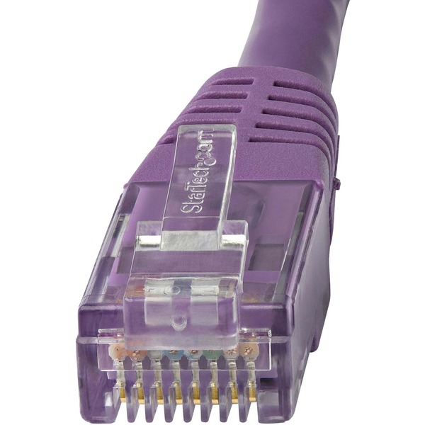 StarTech Cat6 Molded RJ45 UTP Gigabit Cat6 Patch Cable (purple) - 10ft.(C6PATCH10PL)