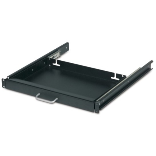 APC by Schneider Electric 17" Keyboard Drawer Black - 1U - 1.7" Height x 17.4" Width x 12" Depth - Black - 1 Each