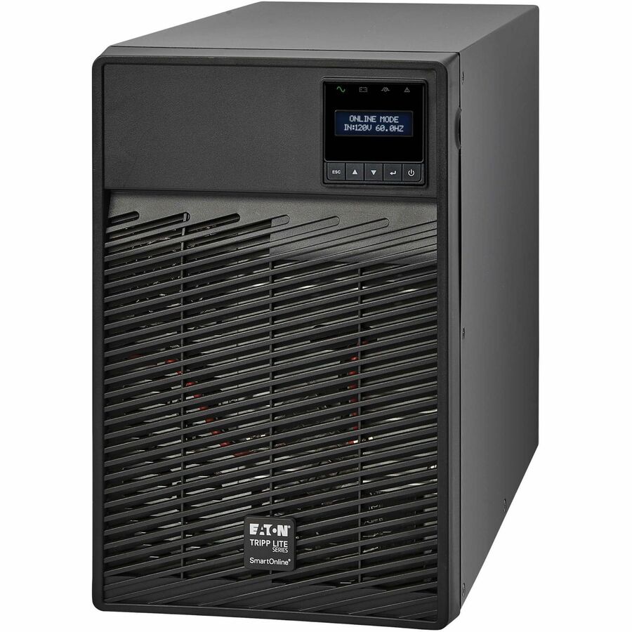 Tripp Lite by Eaton series SmartOnline 1500VA 1350W 120V Double-Conversion UPS - 6 Outlets, Extended Run, Network Card Option, LCD, USB, DB9, Tower