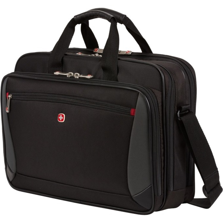 WENGER & SWISSGEAR BY GROUP III WENGER MAINFRAME CASE TRIPLE GUSS 15.6IN LAPTOP BLACK — alternate view 1