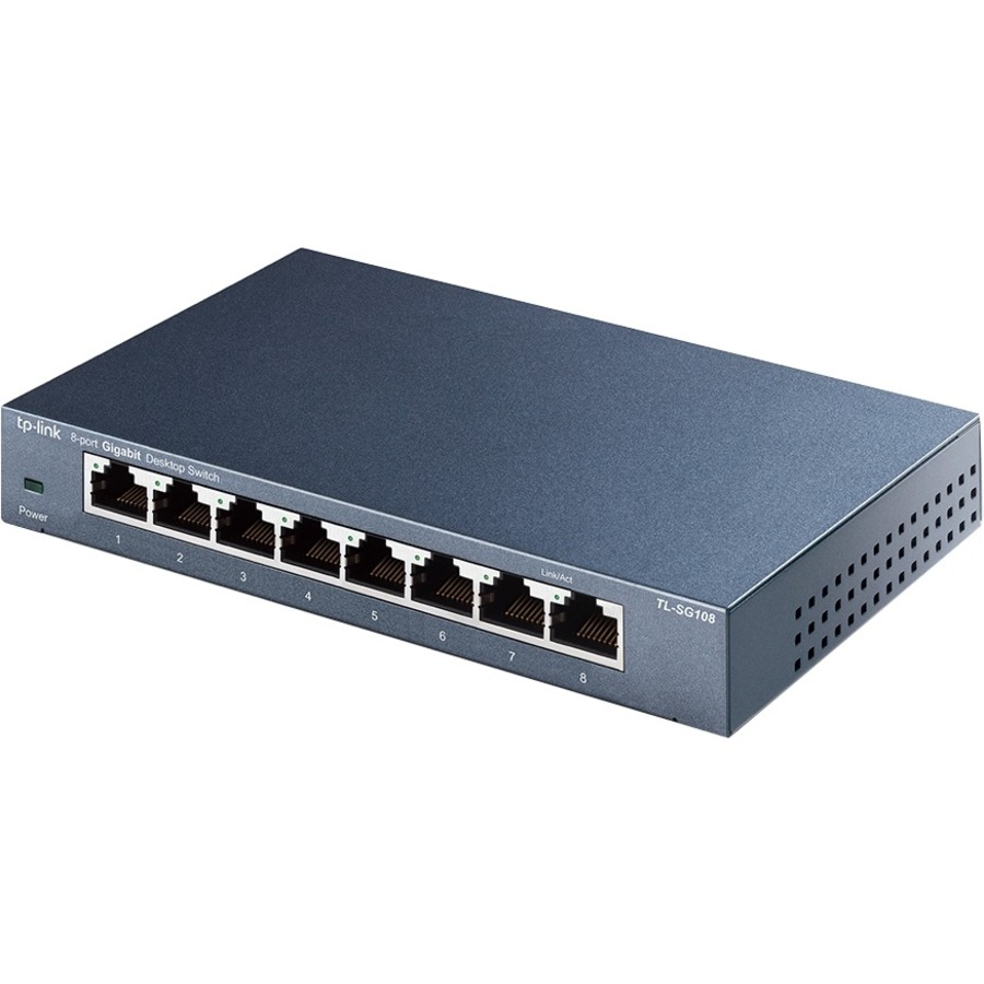 TP-LINK TL-SG108 - 8 Port Gigabit Unmanaged Ethernet Network Switch