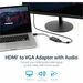 STARTECH HDMI® to VGA Video Adapter Converter with Audio for Desktop PC / Laptop / Ultrabook - 1920x1200 (HD2VGAA2)