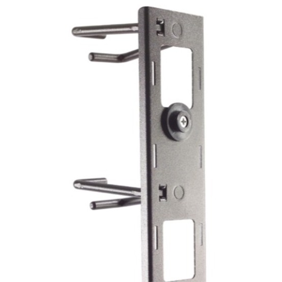 APC NetShelter Cable Management, Vertical Cable Manager, Cable Rings, Set of 8, Black, 55 mm x 766 mm x 85 mm