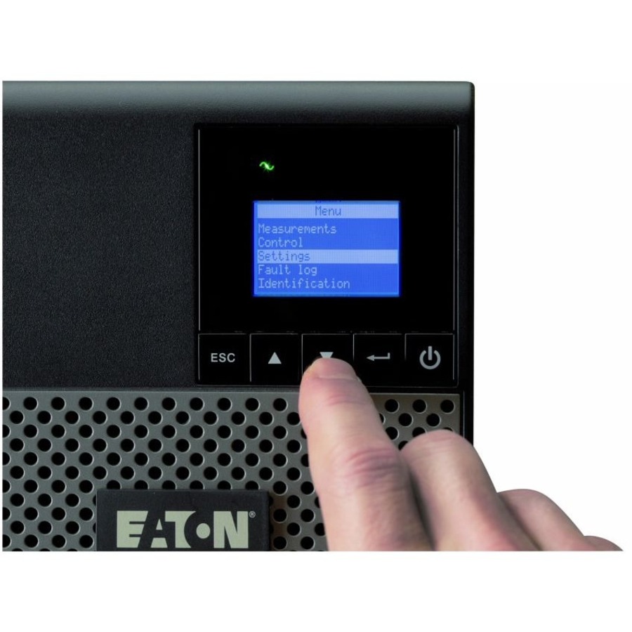 Eaton 5P UPS 1550VA 1100W 230V Line-Interactive UPS, C14 Input, 8 C13 Outlets, True Sine Wave, Cybersecure Network Card Option, Tower