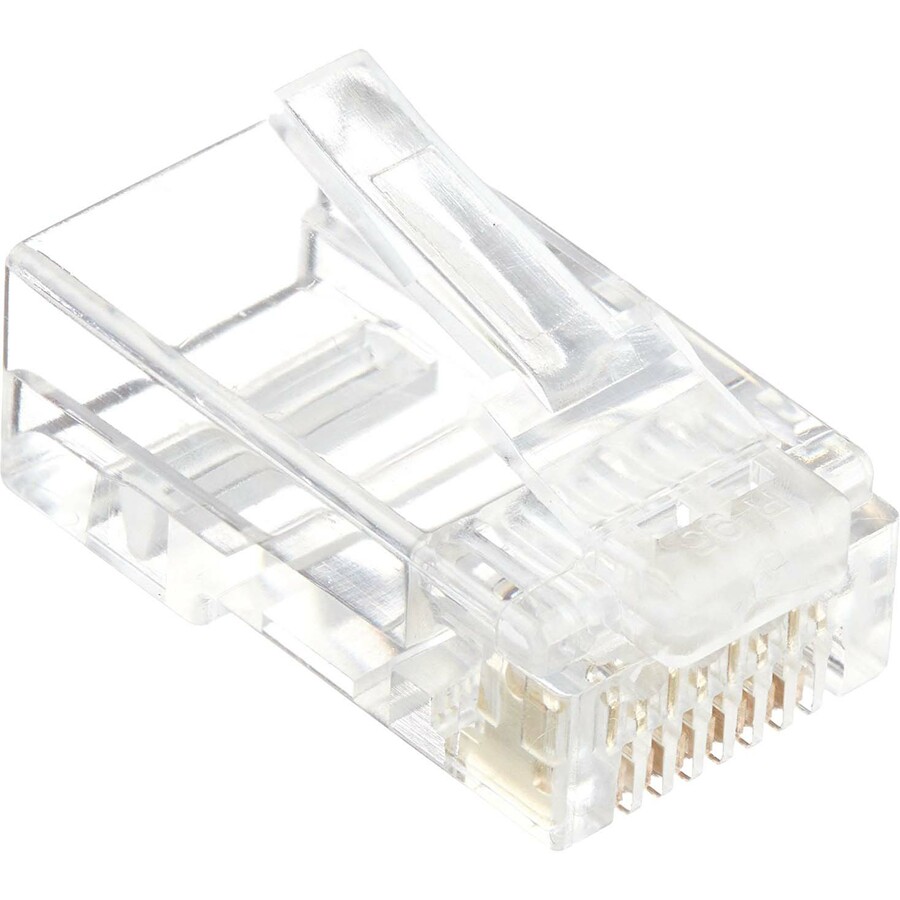 4XEM 50 Pack Cat6 RJ45 Modular Ethernet Plugs for Stranded or Solid CAT6 Cable