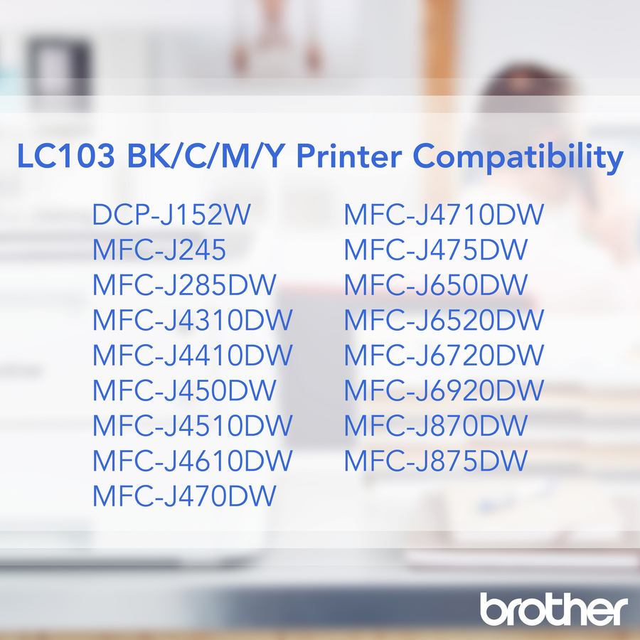 Brother Innobella LC1032PKS Original Ink Cartridge - Inkjet - High Yield - 600 Pages - Black - Ink Cartridges & Printheads - BRTLC1032PKS