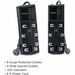 CYBERPOWER CSB806 8-Outlets 1800-Joules Surge Protector - 6FT Cord - 8 x NEMA 5-15R (CSB806)