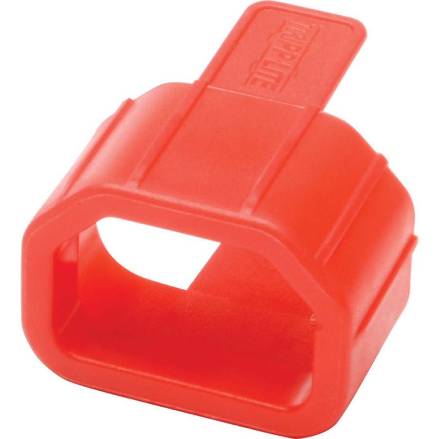 Tripp Lite by Eaton Plug-Lock Inserts (C14 power cord to C13 outlet) Red 100 pack