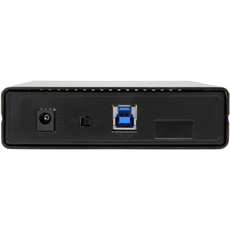 StarTech.com 3.5in Black USB 3.0 External SATA III Hard Drive Enclosure with UASP for SATA 6 Gbps &acirc;&euro;" Portable External HDD