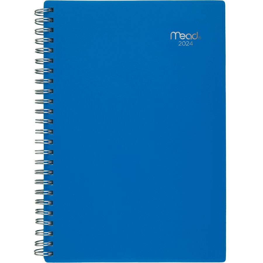 Mead® Tropical Weekly/Monthly Planners - Julian Dates - Weekly, Monthly - January 2024 till December 2024 - Appointment Books & Planners - AAGTL385F10