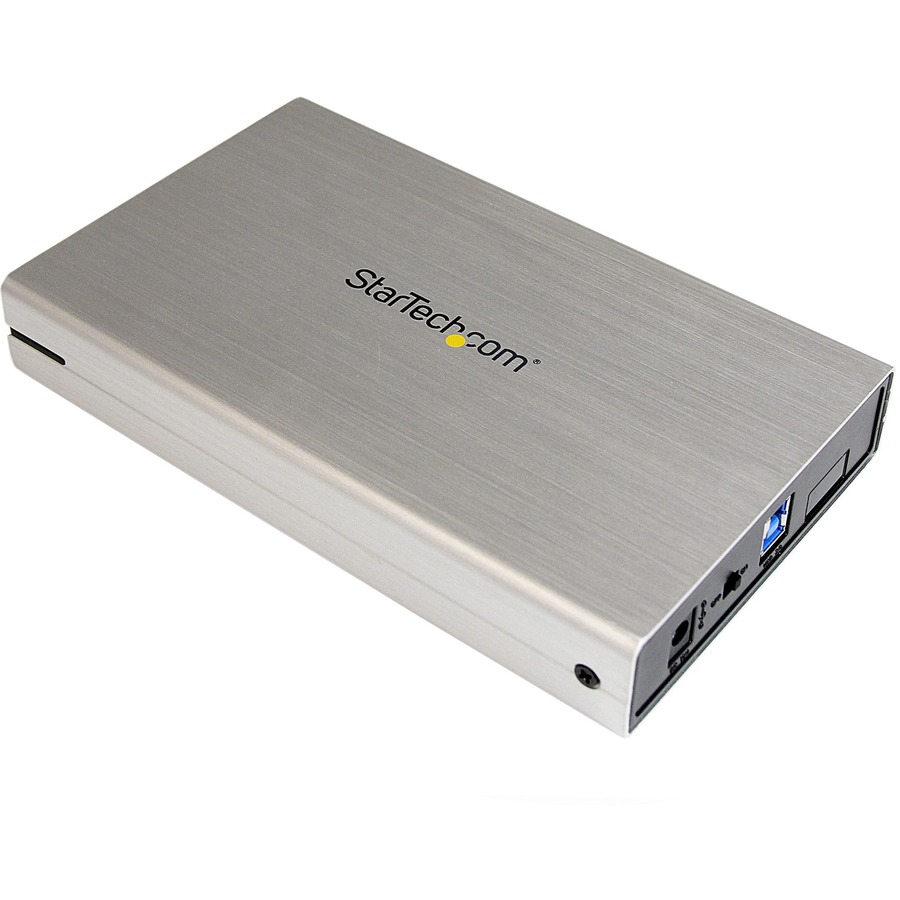 StarTech.com 3.5in Silver USB 3.0 External SATA III Hard Drive Enclosure with UASP &acirc;&euro;" Portable External HDD