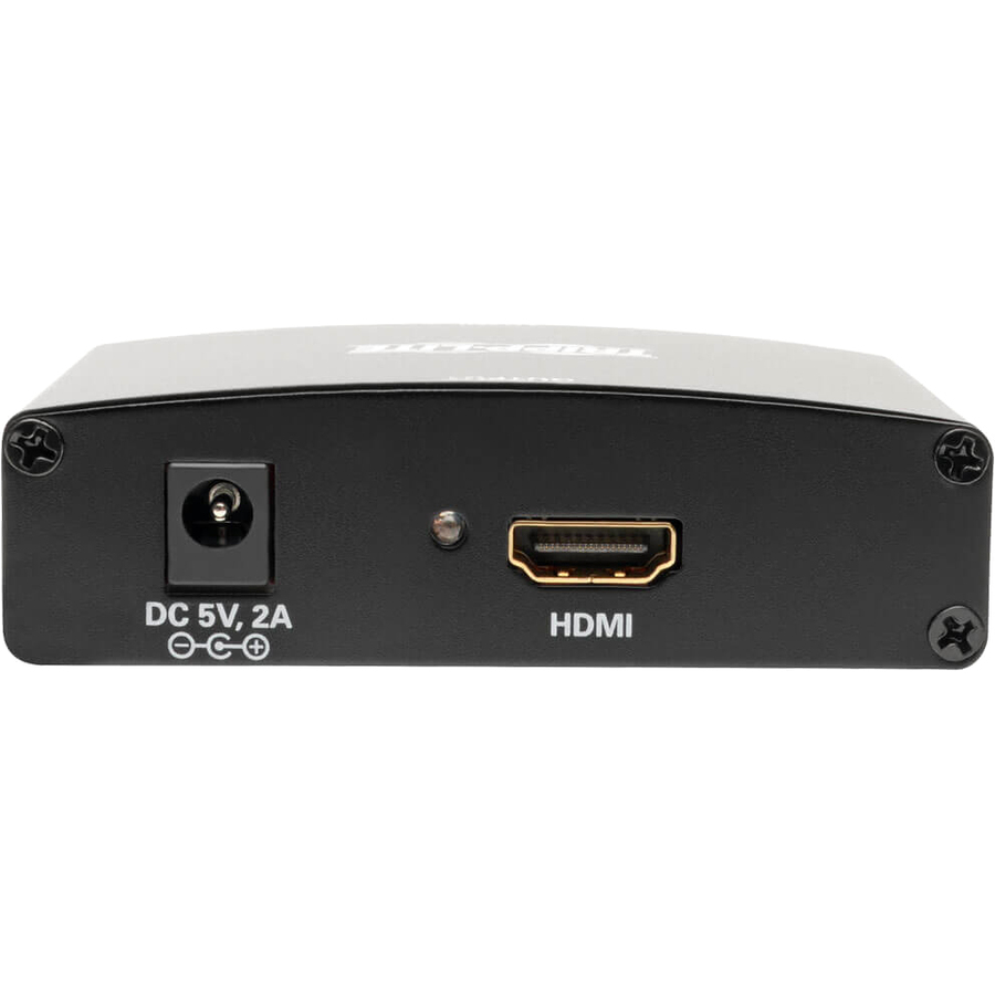 Tripp Lite VGA to HDMI Adapter Converter for Stereo Audio / Video - Functions: Signal Conversion - 1920 x 1080 - VGA - External