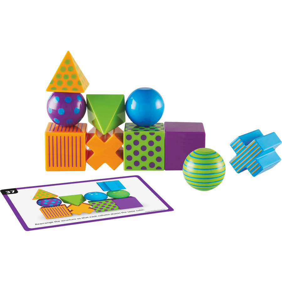 Learning Resources Mental Blox Activity Game - Skill Learning: Critical Thinking, Strategic Thinking, Problem Solving - 5-13 Year - 20 Pieces - Games - LRN9280