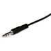 StarTech 2m Slim 3.5mm Stereo Extension Audio Cable Black (MU2MMFS)