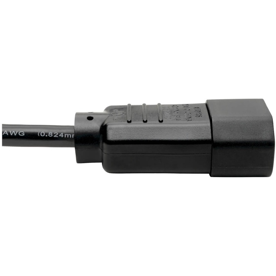 Tripp Lite by Eaton PDU Power Cord C13 to C14 - 10A 250V 18 AWG 3 ft. (0.91 m) Black