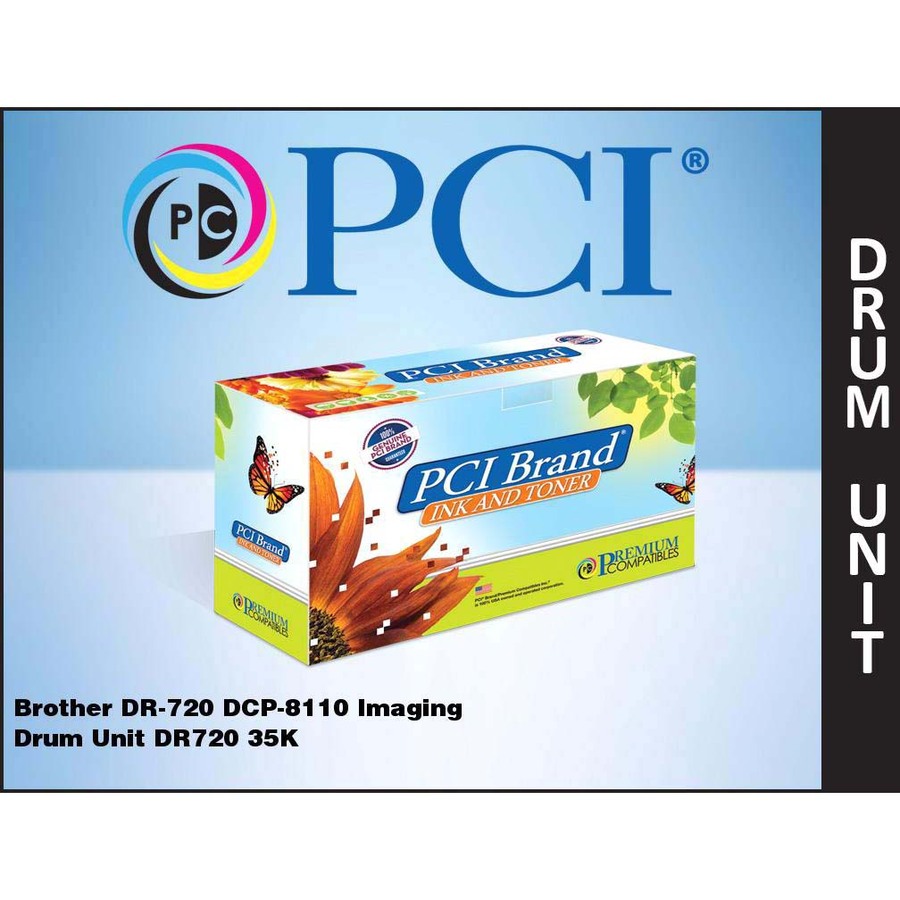 PCI Brother DR-720 DCP-8110 Imaging Drum Unit DR720 35K Yield Made in the USA