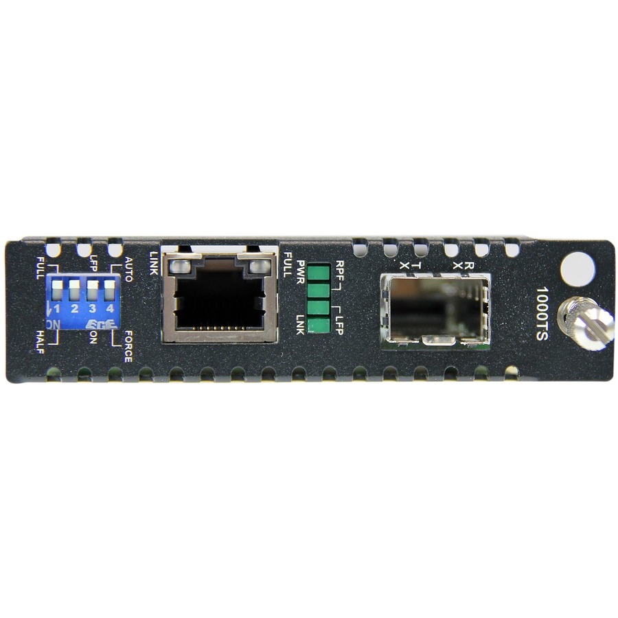 StarTech Gigabit Ethernet Fiber Media Converter Card Module with Open SFP Slot, TAA