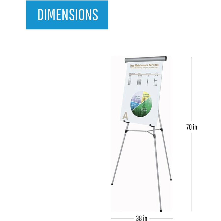 MasterVision Heavy Duty Display Easel 69 x 28.5 x 34