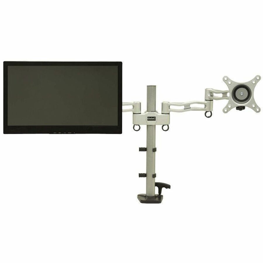 DAC&reg; MP-200 Mounting Arm for Flat Panel Display, Monitor - Silver, Black - Landscape/Portrait