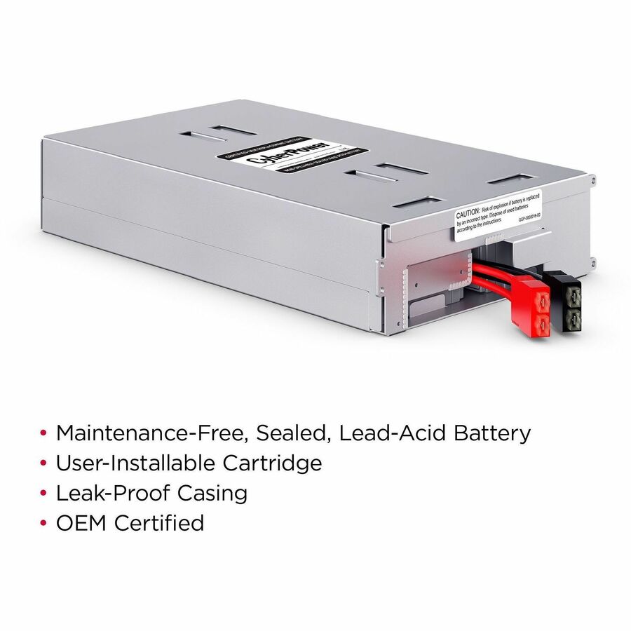 CyberPower RB1270X4C Replacement Battery Cartridge
