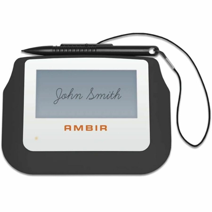 Ambir nSign 110 Signature Pad - Passive Stylus - Wired - 4" LCD - 320 x 160 - USB