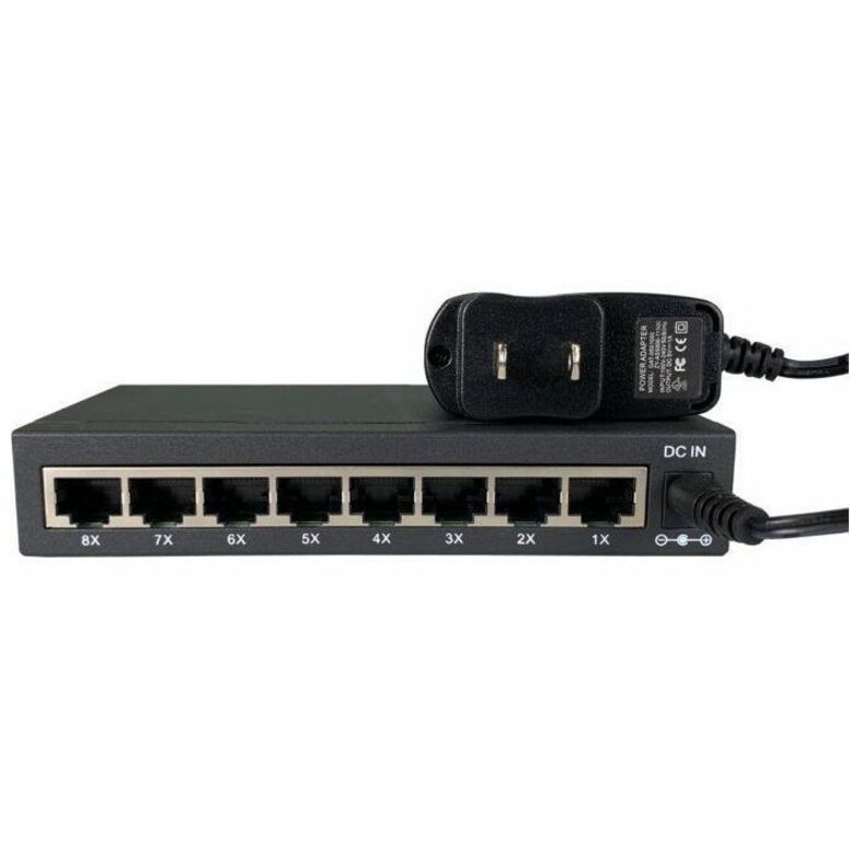 Amer Networks 8 Port 10/100/1000Mbps Gigabit Ethernet Desktop Switch SG8D