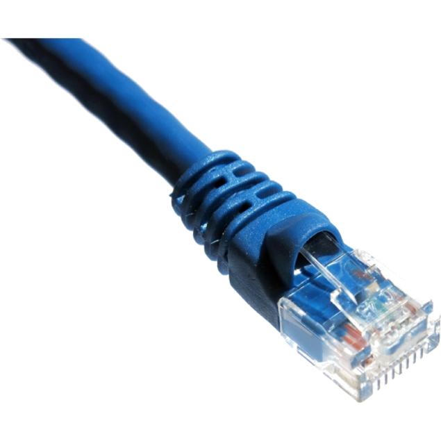 Axiom 100FT CAT5E 350mhz Patch Cable Molded Boot (Blue)