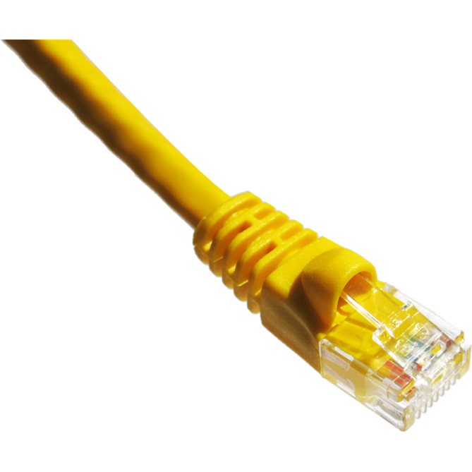 Axiom 3FT CAT5E 350mhz Patch Cable Molded Boot (Yellow)