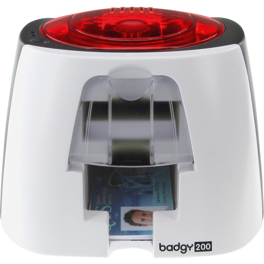 Badgy200 All-In-On ID Card Printing Solution by Evolis with Badge Studio Software - Print Professional Custom ID's On Demand