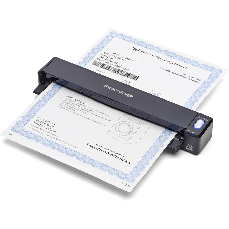 Ricoh ScanSnap iX100 Sheetfed Scanner - 600 dpi Optical - Black