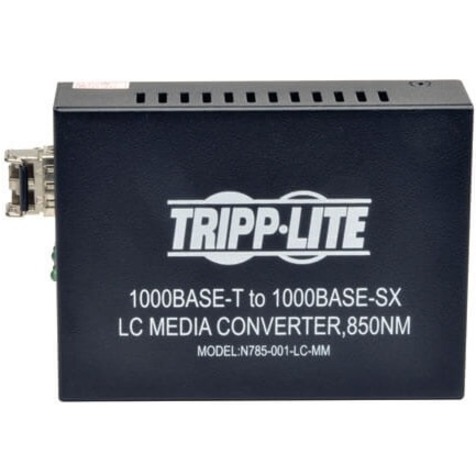 Tripp Lite by Eaton 10/100/1000 LC Multimode Fiber to Ethernet Media Converter 550M 850nm